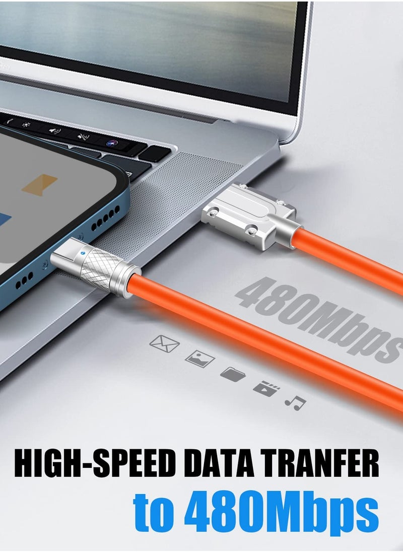 ماركة غير محددة - سلك شحن USB متوافق مع آيفون 14 13 13 12 11 برو 11 ماكس Xr Xr Xs X 8 8 7 iPad، كابل شحن سريع 6 أمبير، سلك شاحن 6 أقدام للآيفون، كابل شحن سريع USB مع شحن مزامنة بيانات عالي السرعة - Image 1