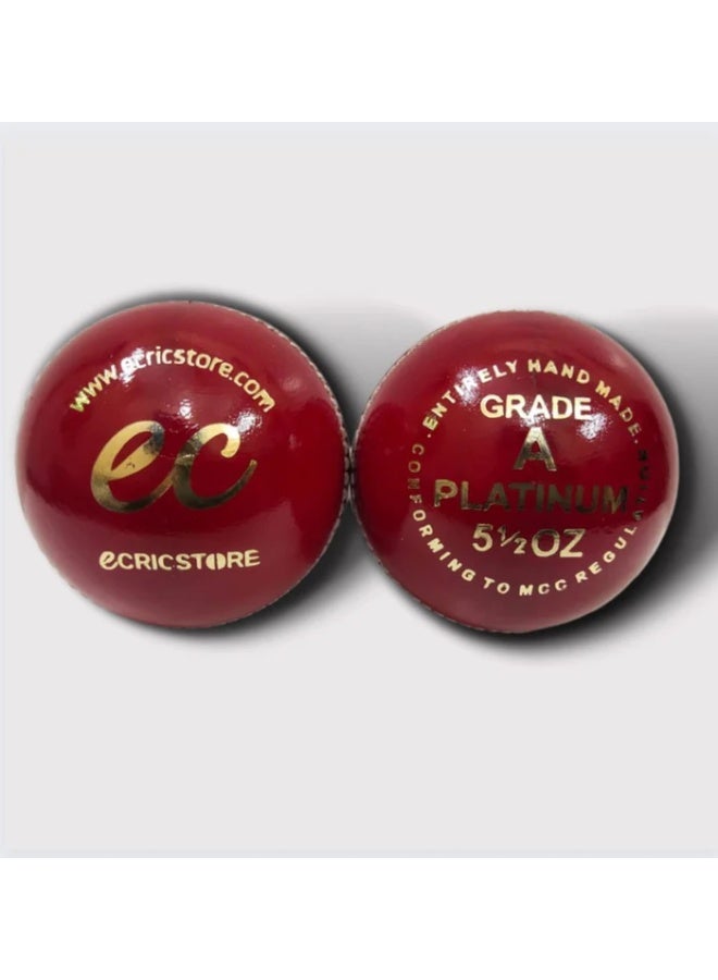 إيكريك ستور كرات كريكيت ممتازة، صندوق أحمر، ست كرات - Image 5