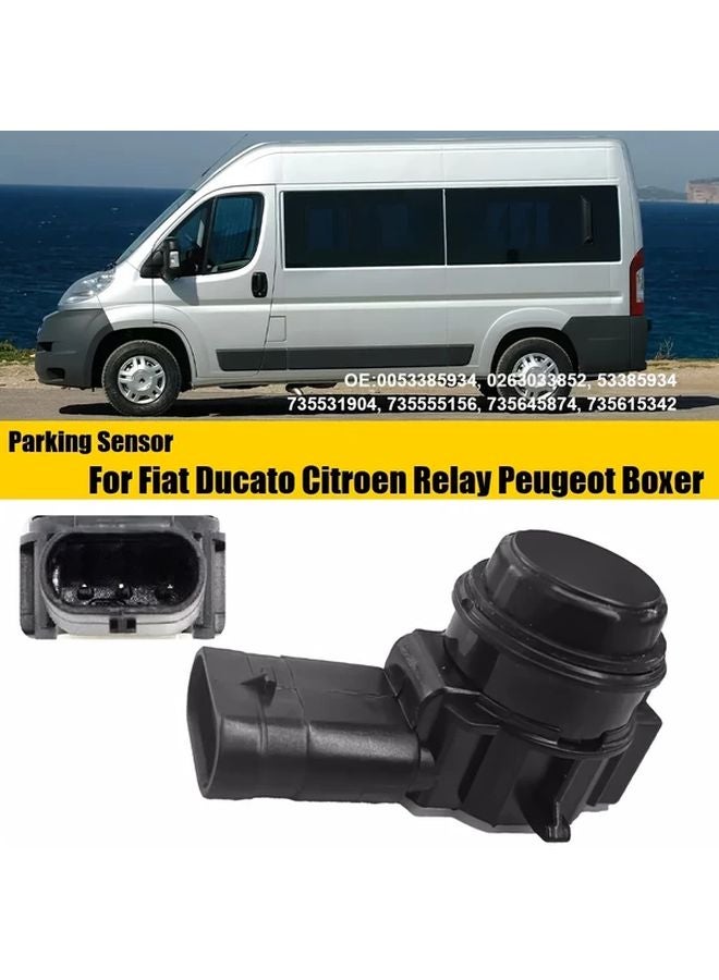 Black Parking Sensor for Peugeot Citroen Fiat Boxer Relay Ducato 2015 2023 - Image 4