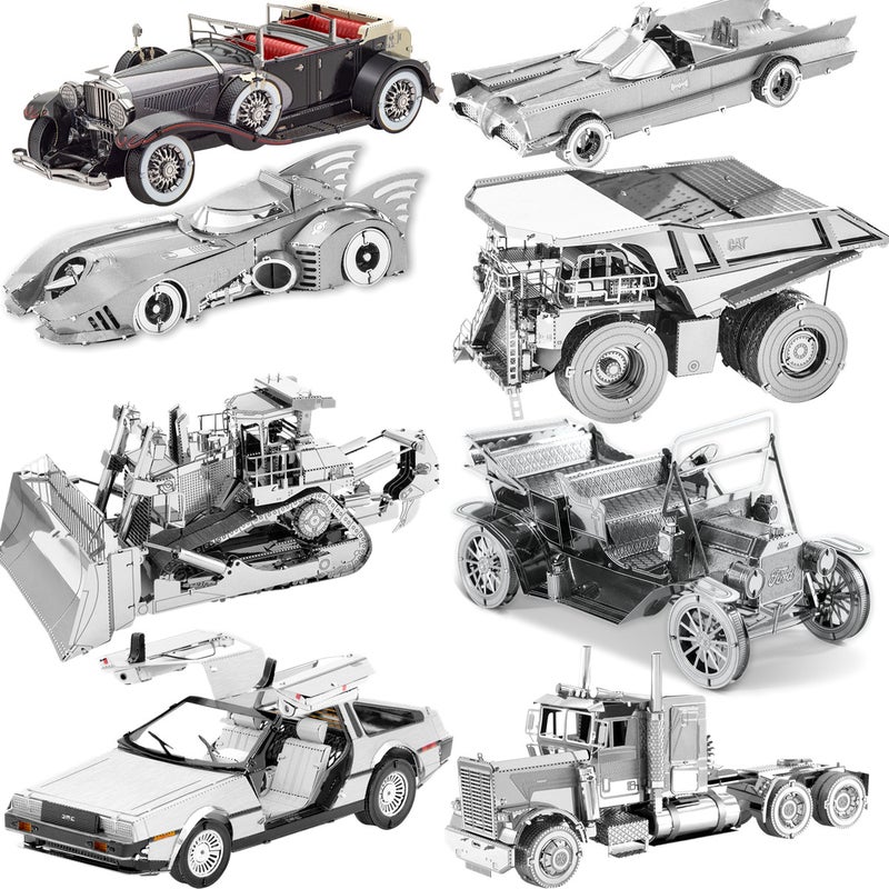 Automobile Engineering Vehicle Diy Handmade 3D Metal Puzzle Adult Three-Dimensional Model Assembled Puzzle High - Image 2