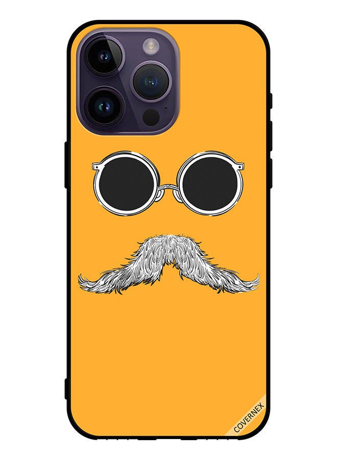 Covernex Protective Case Cover For Apple iPhone 14 Pro Max Glasses And Mustache Art - Image 1