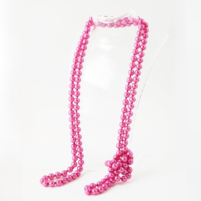BABEYOND Long Pearl Necklace Faux Pearls Necklace Set Beaded Long Pearls Necklace 1920s Gatsby Costume Jewelry - Image 5
