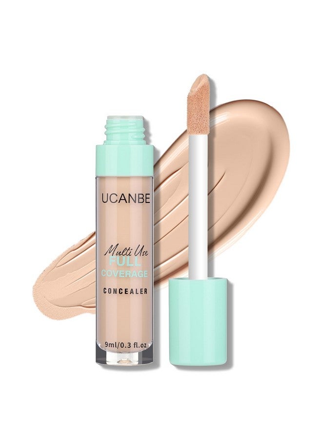 UCANBE Liquid Concealer Stick, Conceals, Covers, Highlights, Medium to Full Coverage Hydrating Color Corrector Face Makeup for Under Eye Dark Circles, Redness, Dullness, Fine Lines - Light-0.3 Fl.oz - Image 1