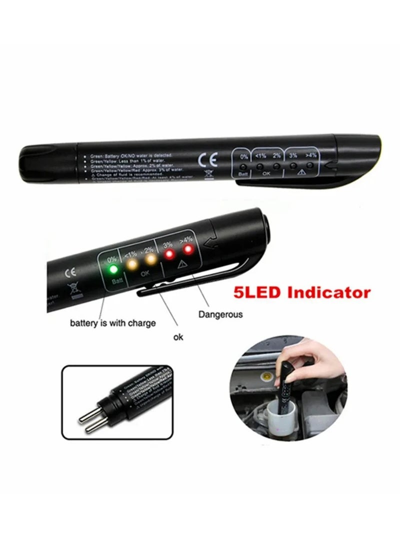 Generic - Automotive Brake Fluid Brake Oil Testing Pen Vehicle Brake Fluid Tester Oil Quality Test Display Testing Tools With Liquid LED - Image 1