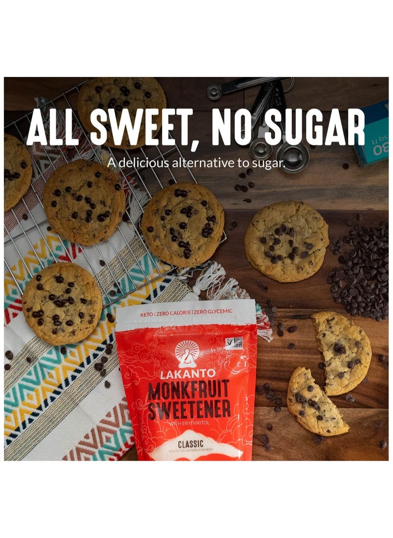 Classic Monkfruit And Erythritol Sweetener White Sugar Replacement