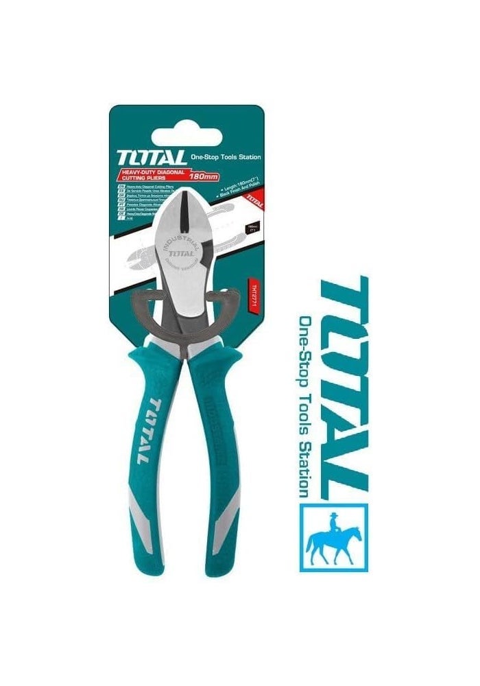 TOTAL 7" Heavy-Duty Diagonal Cutting Pliers - Image 2