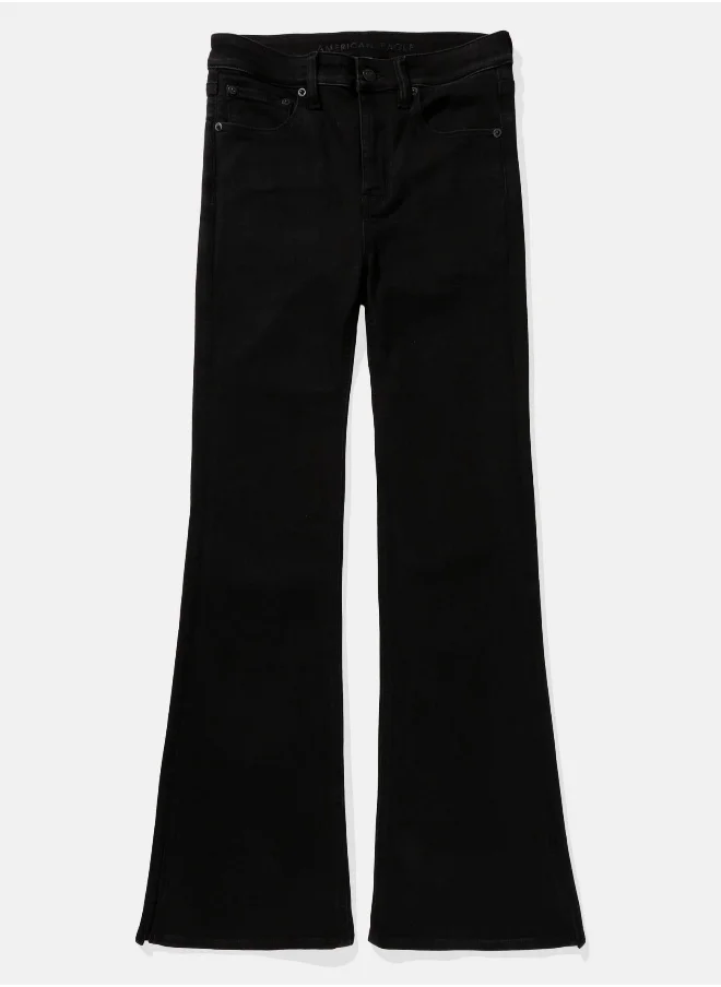 امريكان ايجل AE Next Level Super High-Waisted Flare Jean