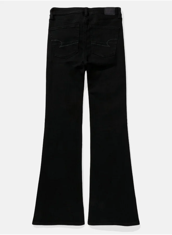امريكان ايجل AE Next Level Super High-Waisted Flare Jean