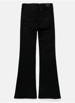 American Eagle AE Next Level جينز فلير عالي الخصر  - Image 1