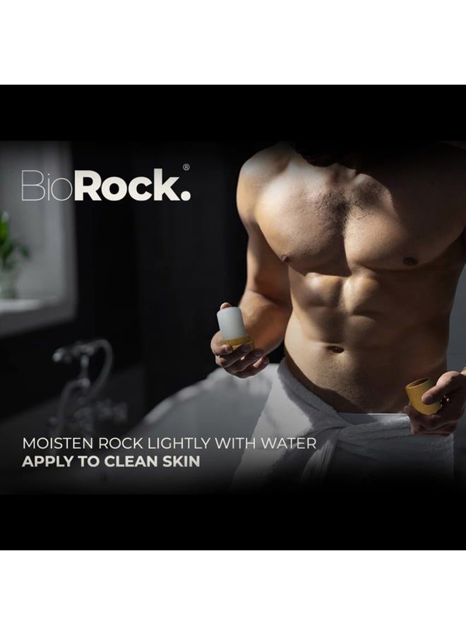 BioRock. Crystal Natural Deodorant Stone - Unscented Plastic and Aluminum Free Salt Deodorant Stick for Women & Men Eco-Friendly, Sustainable, Zero Waste 4.25 oz - Image 5