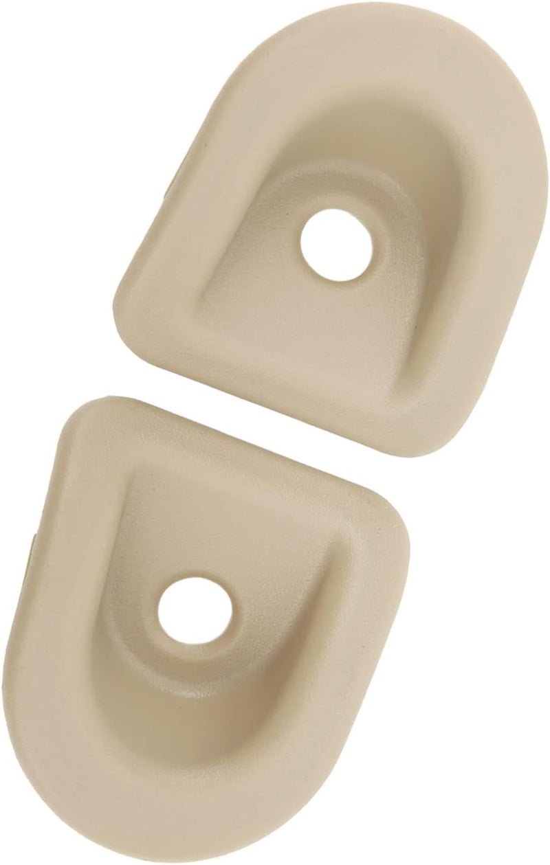 woobles 2 Pcs Left Driver Door Panel Trim 7R3Z 63220A51 AC Door Lock Knob Grommet Door Trim Panel Bezels Replacement for Mustang 2006\u20112014 (Beige) Beige - Image 4