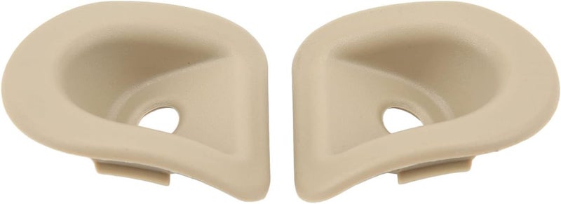 woobles 2 Pcs Left Driver Door Panel Trim 7R3Z 63220A51 AC Door Lock Knob Grommet Door Trim Panel Bezels Replacement for Mustang 2006\u20112014 (Beige) Beige - Image 1