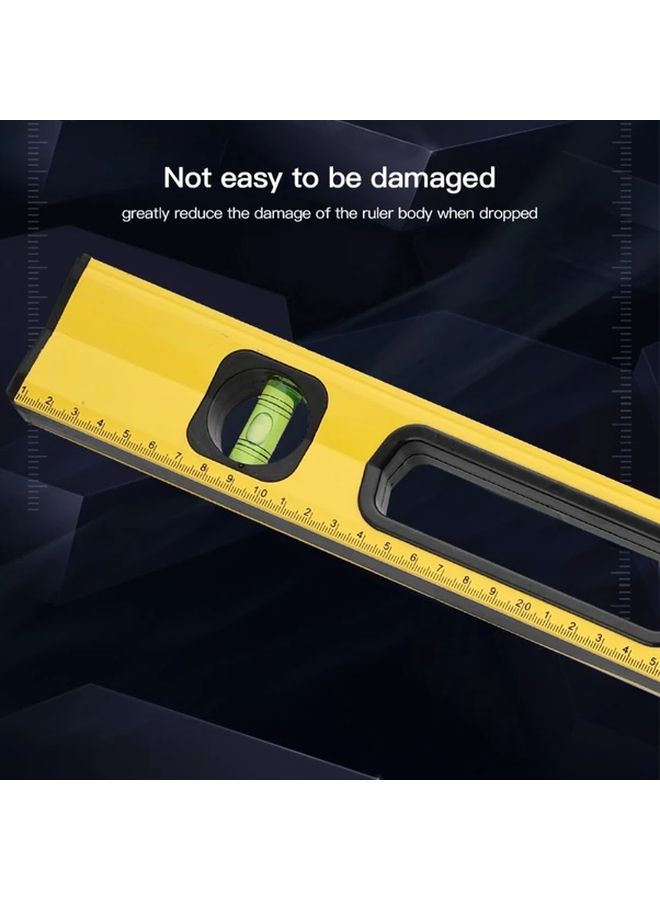 Aluminum Alloy Magnetic Spirit Level Ruler With Dual Suction 300 Degree Visibility Bubbles - Image 4