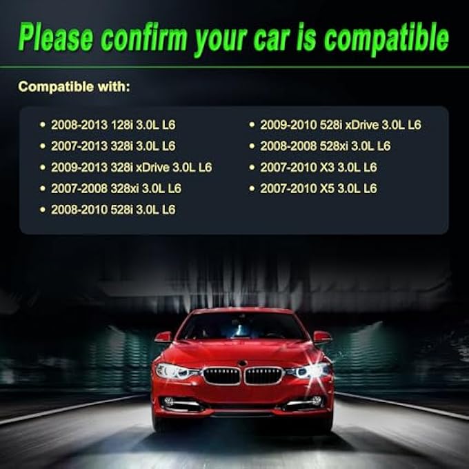 SHICHU Alternator Compatible with 2008-2013 128i 07-09 323i 07-13 328i 2009-2013 328i xDrive 07-08 328xi 08-10 528i 09-10 528i xDrive 2008 528xi 07-10 X3 X5 Replace for AL0841N 12317555926 12317551256 - Image 2