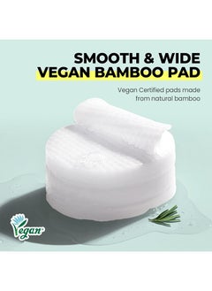 Glam Up Glam Up AHA PHA Trouble Care Toner pads | Calming, Exfoliating, Pore Cleansing Korean Skincare Toner Pads for Sensitive Skin | Vegan Bamboo Cotton Face Gauze 65 Pads  - Image 4