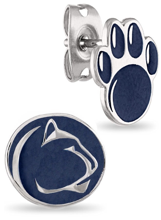 Stone Armory Earrings for Pennsylvania State University Jewelry Gifts for Women, Graduation - Stainless Steel Skin-Friendly Penn State Nittany Lions stud earrings - Image 1