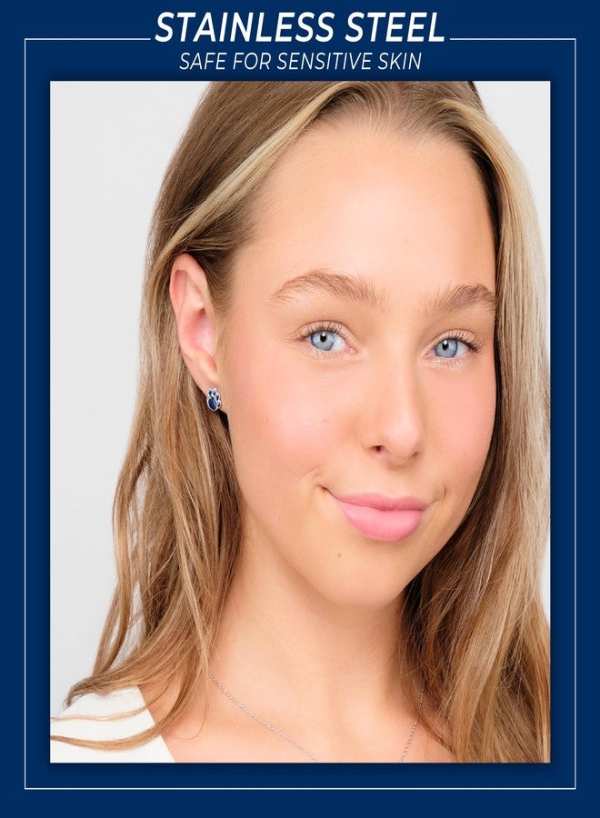 Stone Armory Earrings for Pennsylvania State University Jewelry Gifts for Women, Graduation - Stainless Steel Skin-Friendly Penn State Nittany Lions stud earrings - Image 5