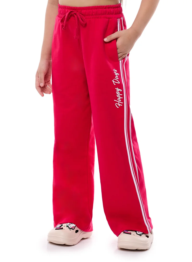 victor and jane Girls 2PC Set - Embellished Top With Matching Straight Pants