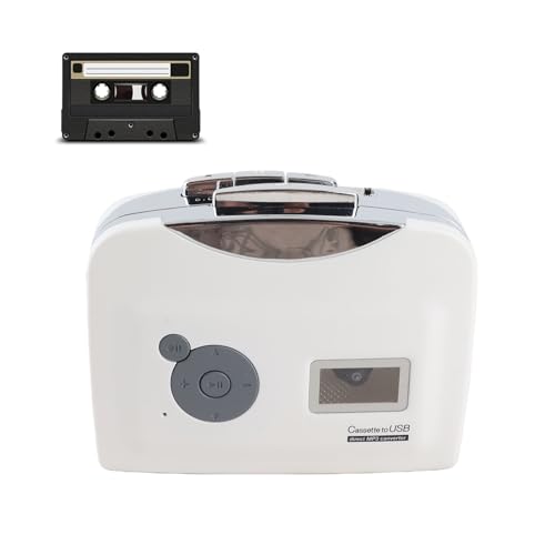 Zopsc Transfer Cassettes Tapes to USB Flash Drive Cassette Tape to MP3 Converter Plug and Play Support Battery Powered and USB Powered, Suitable for XP/Vista / 7 - Image 1