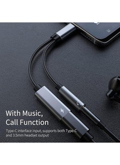 erorex Usb C To 3.5Mm Headphone And Charger Adapter 2 In 1 Usb C Pd 3.0 Charging Port To Aux Audio Jack And Fast Charging Dongle Cable Cord Compatible With Samsung S21 S20 S20+ Ultra Google Pixel 4 3  - Image 4