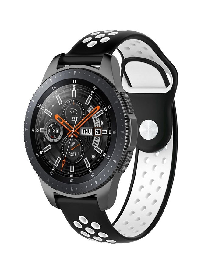 Beauenty Replacement Smart Watch Band For Samsung Galaxy Black/White - Image 2