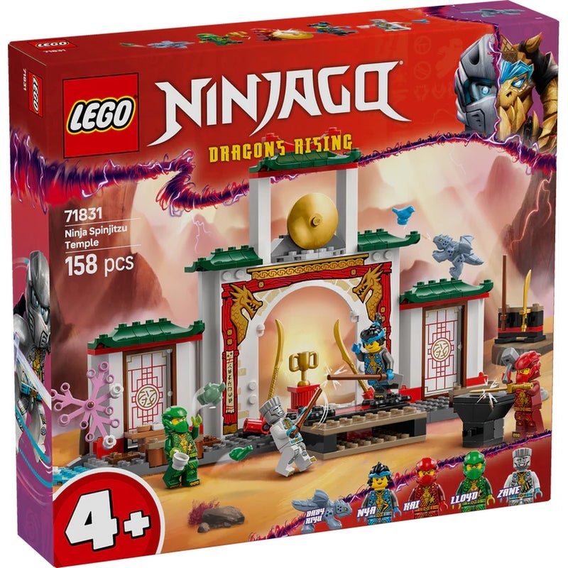 LEGO - Ninjago Ninja Spinjitzu Dragon Rise Temple 158 Pieces - 71831 - Image 1