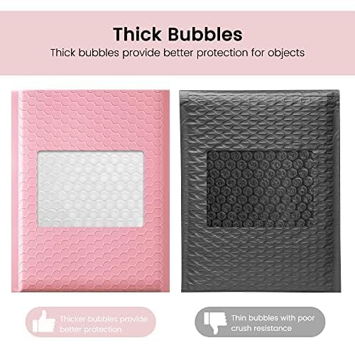 Metronic Bubble Mailers 8.5x11 Inch 25 Pack Light Pink Padded Envelopes Waterproof Bubble Mailer for Decorations Packaging, Small Business, Boutique, Packaging - Image 4