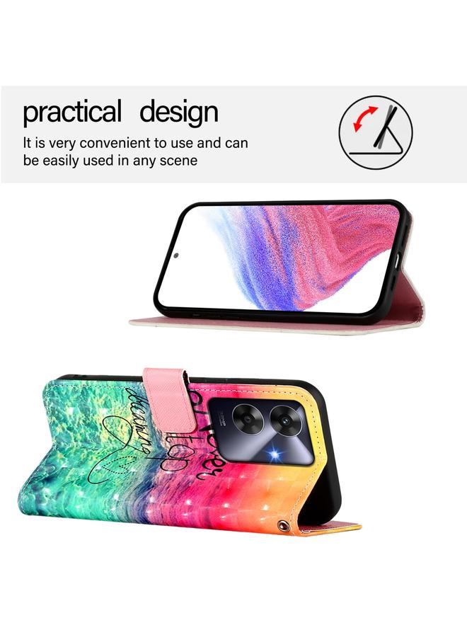 S-TOP Case For Realme Note 60 4G Global 3D Painting Horizontal Flip Leather Phone Case - Image 3