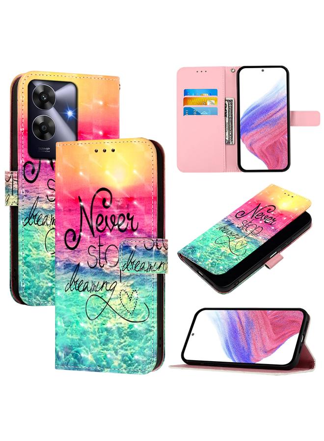 S-TOP Case For Realme Note 60 4G Global 3D Painting Horizontal Flip Leather Phone Case - Image 1