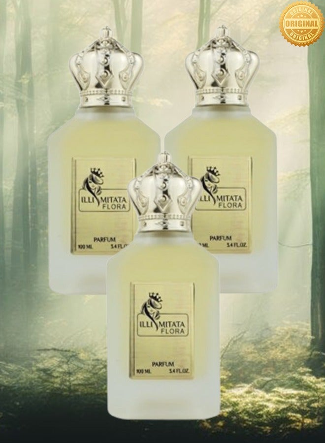 BL 3 Pieces Illimitata Flora Parfum EDP 100ML - Image 1