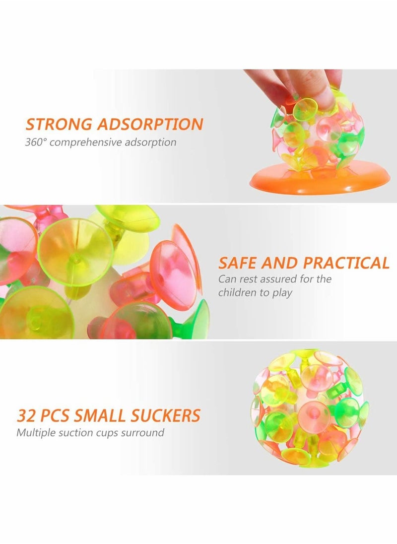 SYOSI Suction Cup Ball Toys Parent-Child Interaction Sucker Ball Kids Plaything Party Toy for Children, Pack of 12  - Image 4