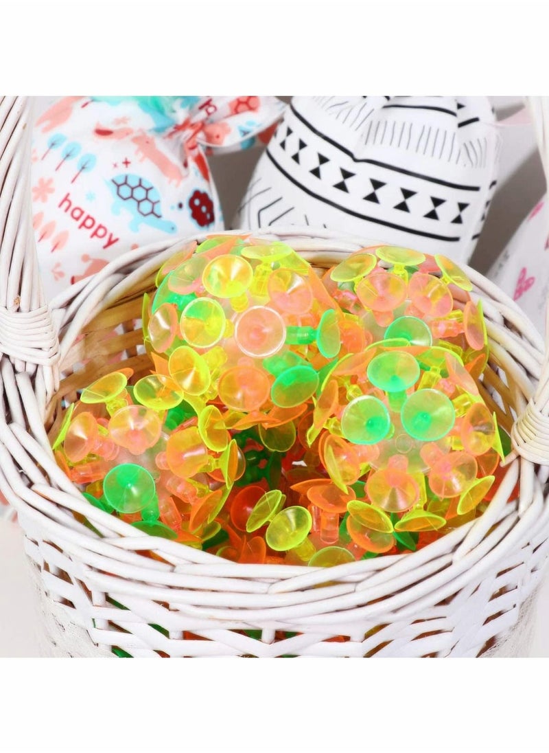 SYOSI Suction Cup Ball Toys Parent-Child Interaction Sucker Ball Kids Plaything Party Toy for Children, Pack of 12  - Image 5