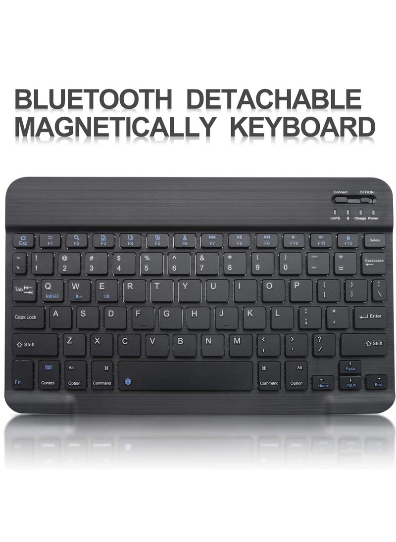 ELTRAZONE Keyboard Case for iPad Air 4th Generation 10.9 2020 with Pencil Holder,PU Leather Auto Wake/Sleep Smart Cover with BT Detachable Keyboard,Compatible with iPad 10.9 inch/Pro 11 inch -Black  - Image 4