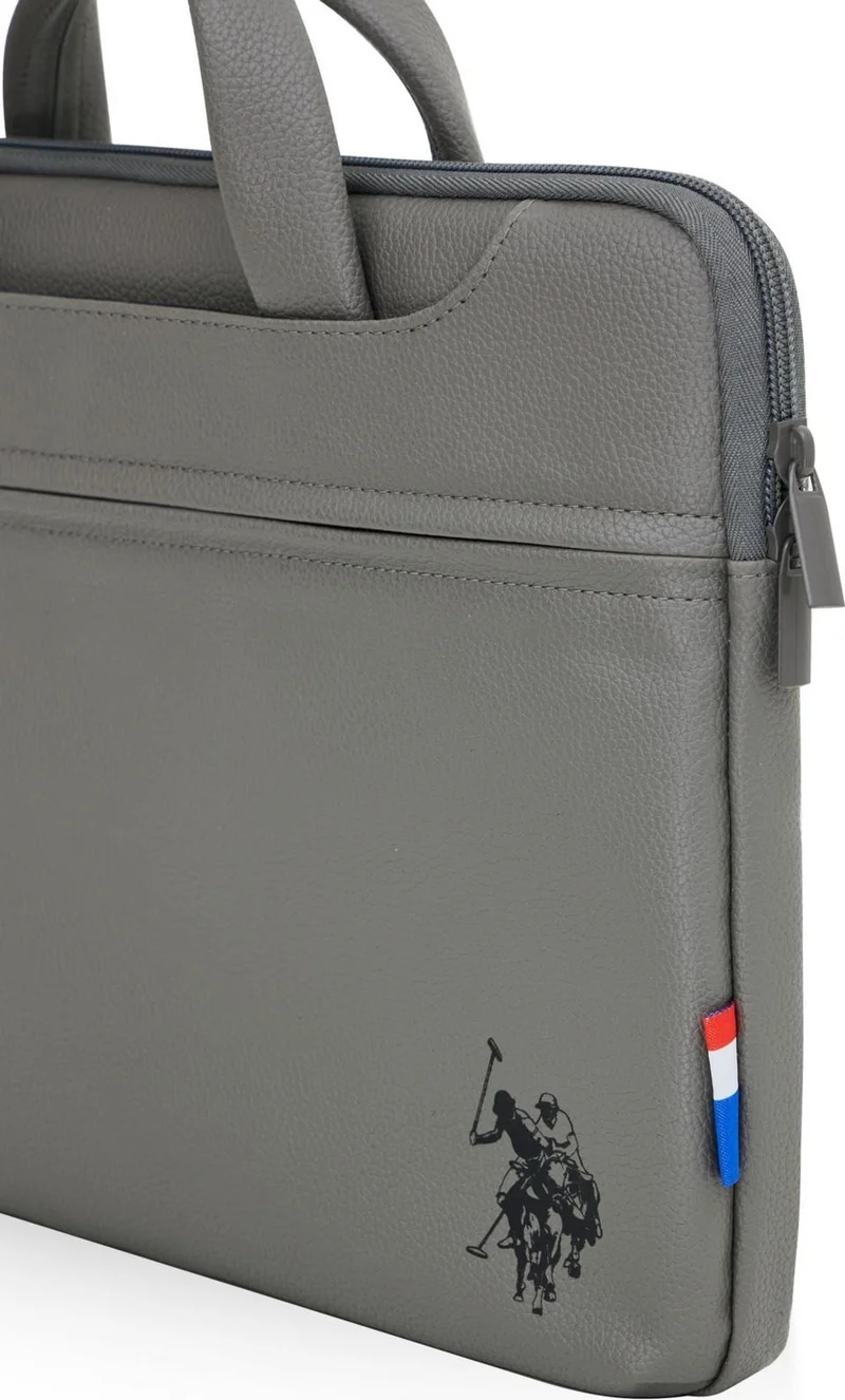 يو اس بولو اسن Base. Polo Assn. PLEVR23704 Gray Unisex Laptop Bag