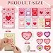 Gilprop 50 Set Valentines Cards with Heart Erasers Bulk Mini Heart Erasers for Party Favor Gifts Office Exchange Prize Valentines Sweet Greeting Cards - Image 4