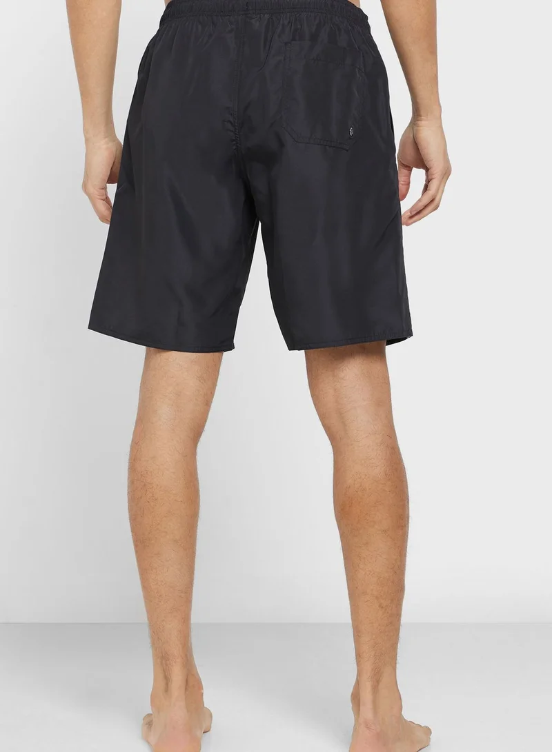 EMPORIO ARMANI Logo Tape Swim Shorts