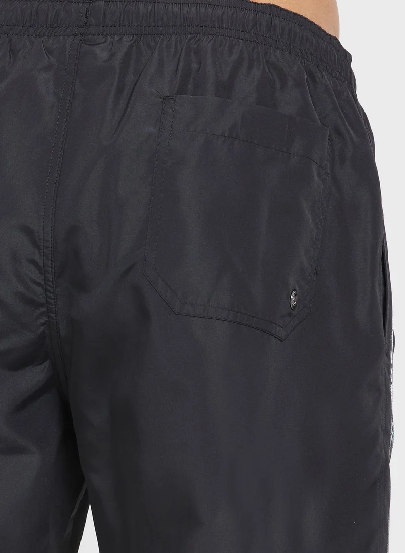 EMPORIO ARMANI Logo Tape Swim Shorts