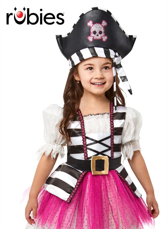 Rubies Little Pirate Girl Costume Dress for Toddlers, Girl's 4T - Image 5