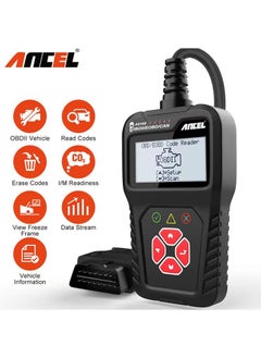 Ancel OBD2 Scanner Code Reader Scanner Check Engine Fault Diagnostic Tool  - Image 1
