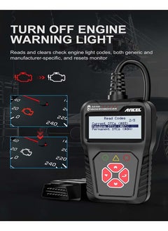 Ancel OBD2 Scanner Code Reader Scanner Check Engine Fault Diagnostic Tool  - Image 4