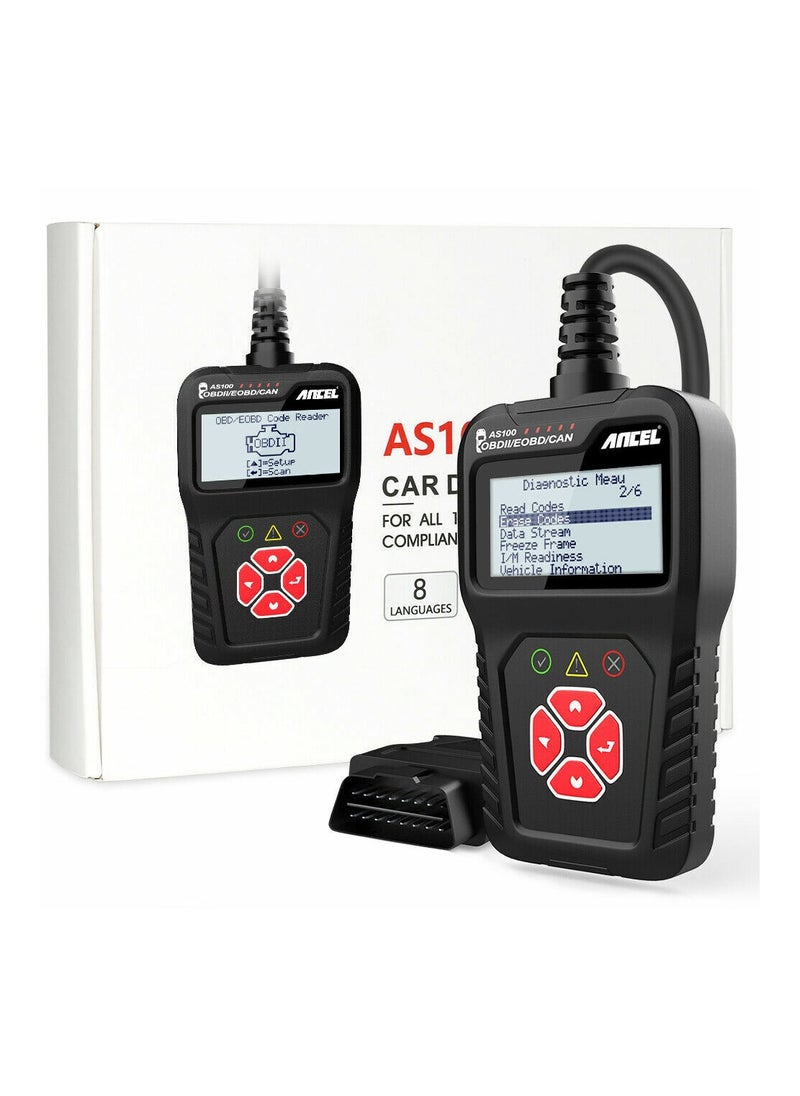 Ancel - OBD2 Scanner Code Reader Scanner Check Engine Fault Diagnostic Tool - Image 1