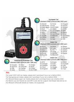 Ancel OBD2 Scanner Code Reader Scanner Check Engine Fault Diagnostic Tool  - Image 5