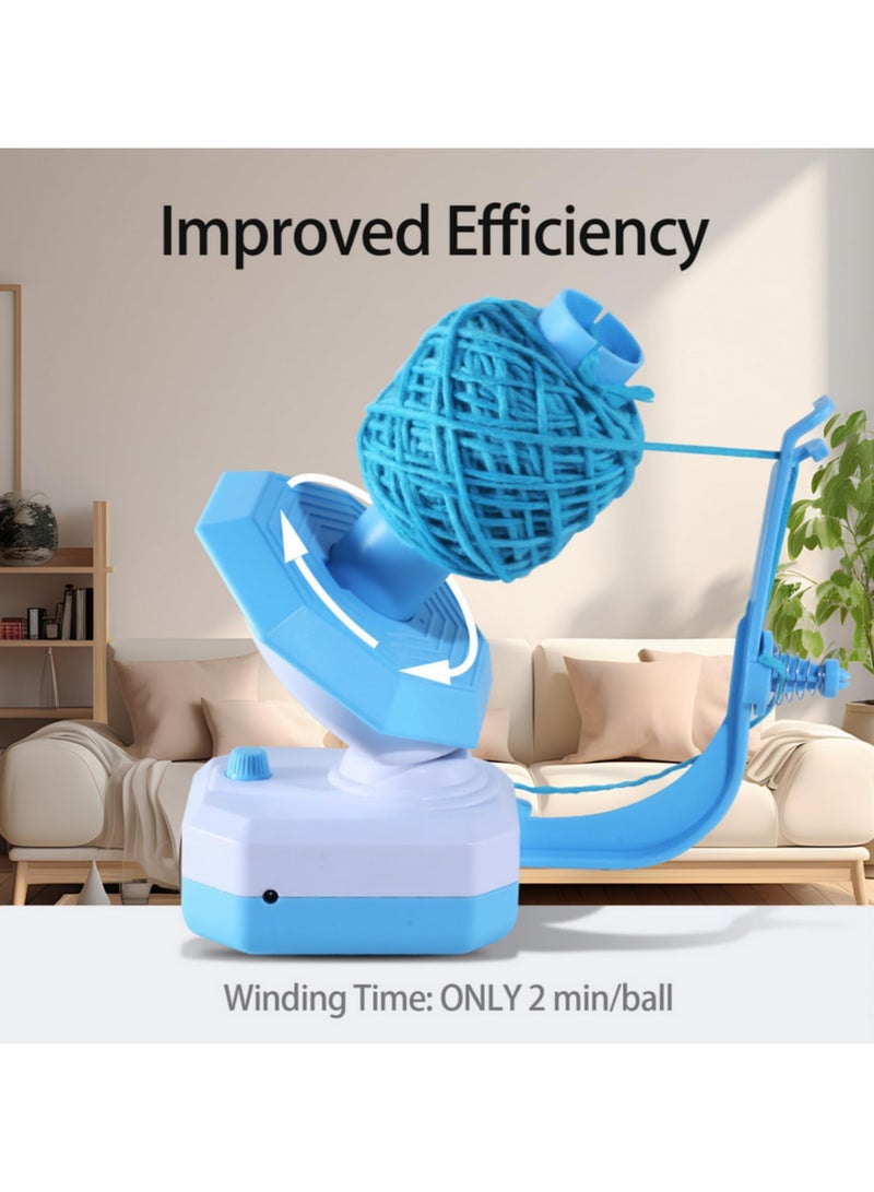 ملف خيوط كهربائي - موزع خيوط - أسطوانة لف الخيوط - آلة لف الخيوط DIY - أداة حرفية لهواة الكروشيه والحياكة - جمع الصوف - مستلزمات الحياكة اليدوية - ماكينة لف الصوف - Image 3