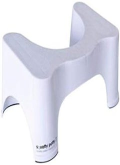 AKDC AKDC Other The Bathroom Toilet Stool, White, H32.2 X W49.2 X D20.6 Cm  - Image 2