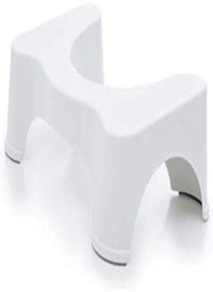 AKDC AKDC Other The Bathroom Toilet Stool, White, H32.2 X W49.2 X D20.6 Cm  - Image 1