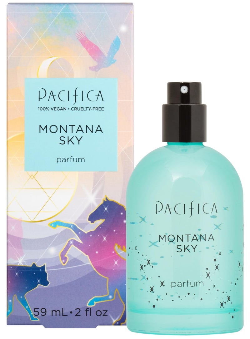 Pacifica Montana Sky Spray Perfume â€“ Clean Vegan Fragrance for Women with Cedarwood & Sage â€“ Grounding Earthy Woodsy Scent w/Cedarwood, Black Pepper, Sage, Cruelty-Free & Long-Lasting, 2 fl oz - Image 1