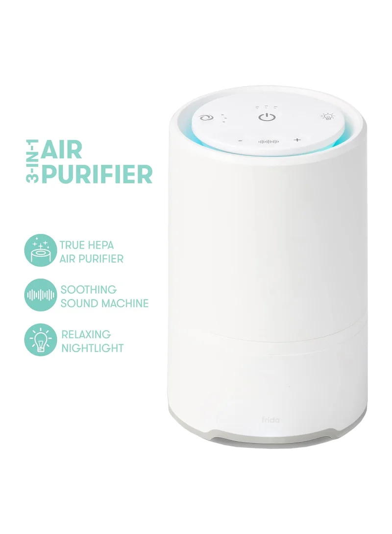 فريدا بيبي جهاز صوتي ثلاثي الوظائف، منقي هواء وضوء ليلي