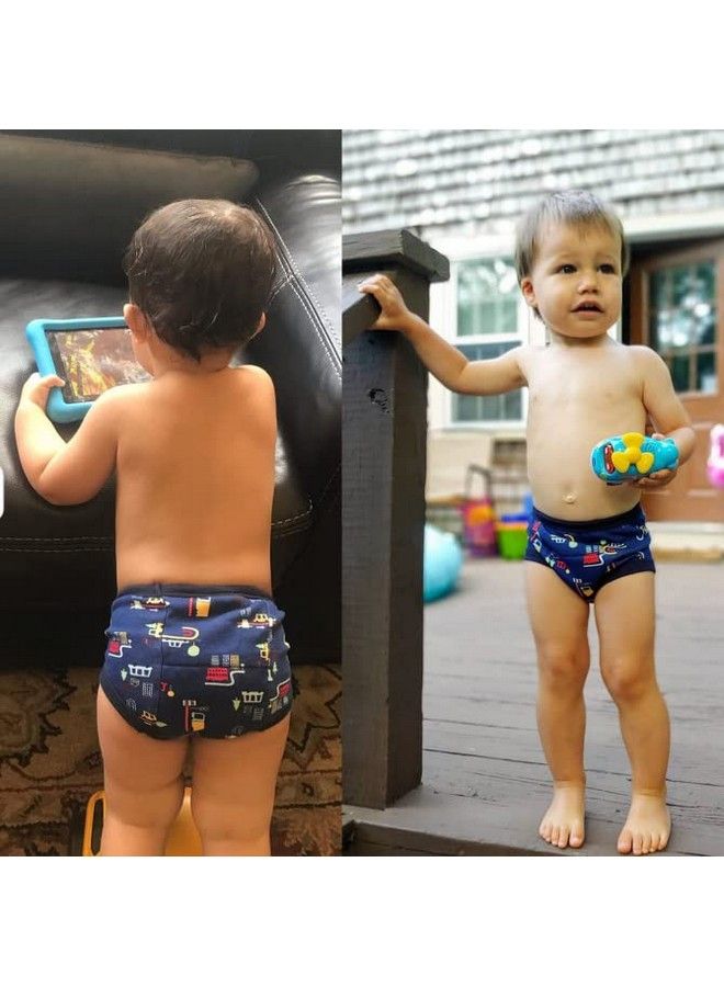 BIG ELEPHANT Baby Boys6 Pack Toddler Potty Training Pants 100% Cotton Waterproof Underpants 3T - Image 4