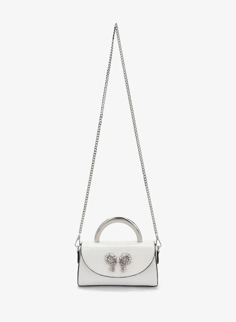 سيليست Diamante Embellished Crossbody Bag With Button Closure Ramadan Collections