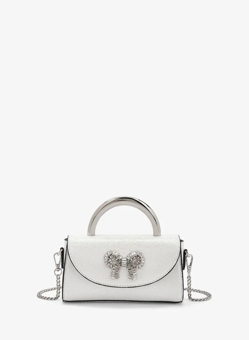 سيليست Diamante Embellished Crossbody Bag With Button Closure Ramadan Collections